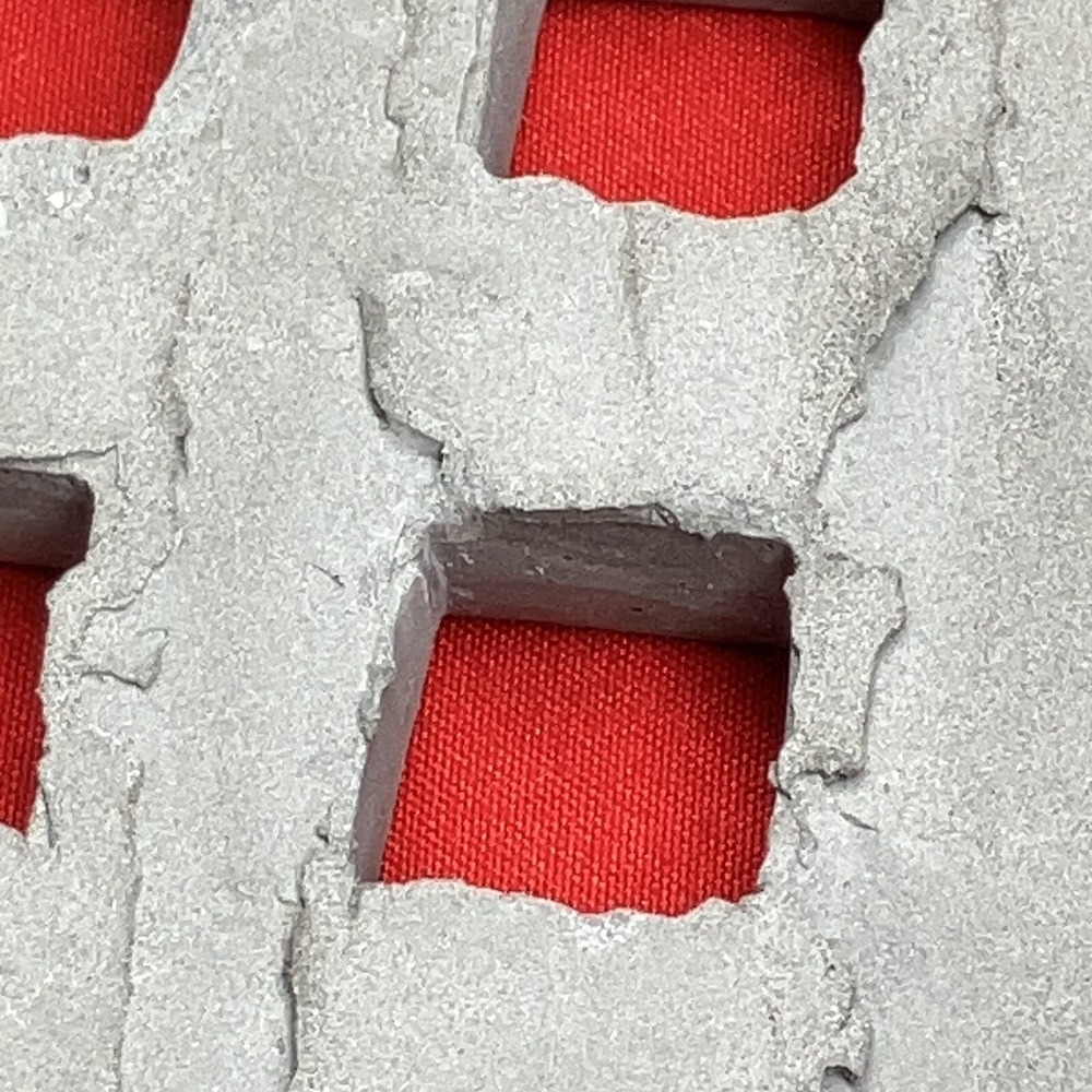 Large 8" Tea Light Concrete Building / House Modern Cement Decorative / Flaws #1 - Picture 16 of 16